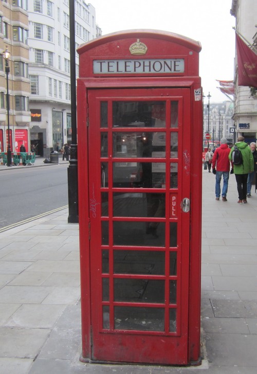 London téléphone à Piccadily