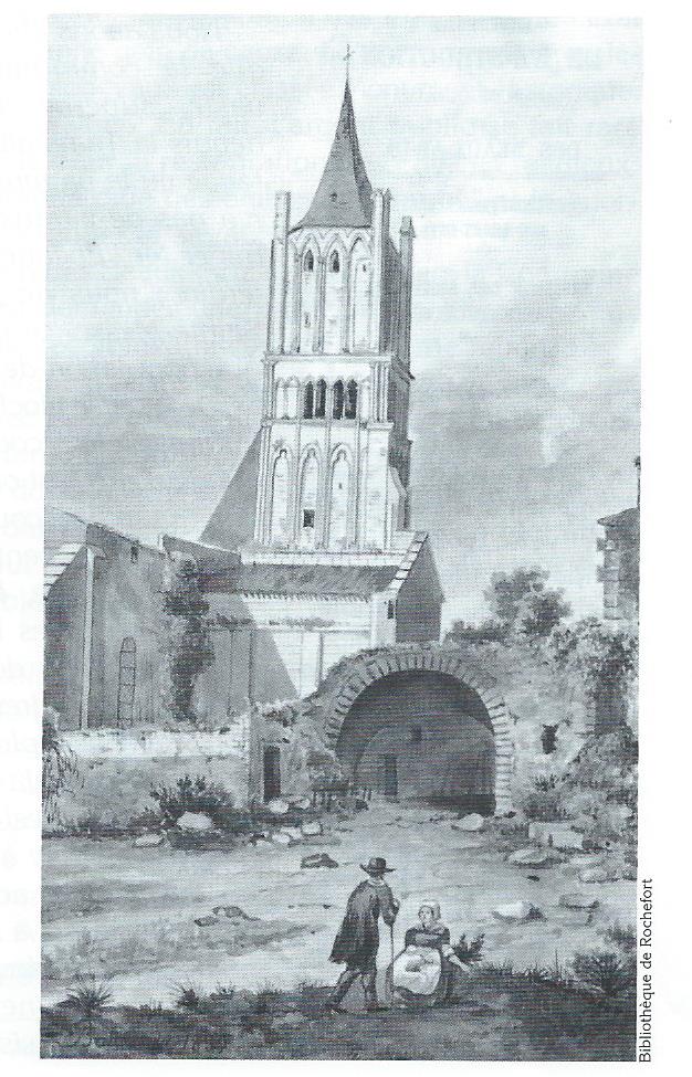 Aquarelle de Bourdeaux 1839