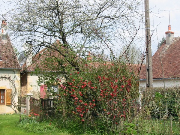 Cour prieur extremité vue du jardin