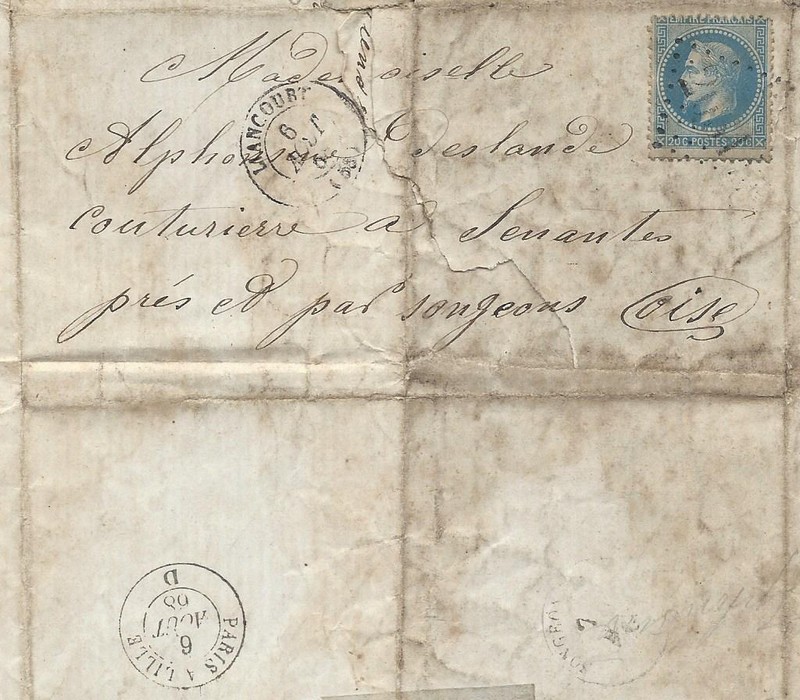 Lettre d' Ernest